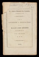 view 'A List of Governors and Benefactors with the Rules and Orders for the Government of the Charity' (printed)