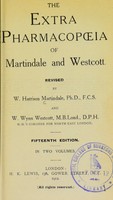view The extra pharmacopoeia ... , revised by W. Harrison Martindale and W.W. Westcott.