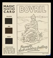 view Magic painting card : Bovril prevents that sinking feeling / Bovril Limited.