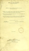 view Copies of the reports made by Major General Eyre's Committee on Infantry Equipment to the Secretary of State for war; of the correspondence that has taken place between the committee and Lieutenant Colonel Carter; and, of the correspondence at the Horse Guards and War Office, which refers to the equipment proposed by Lieutenant Colonel Carter.