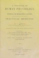 view A textbook of human physiology / translated from [the] 6th German edition by W. Stirling.