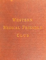 view The Western Medical Friendly Club, 1862 : not meat but cheerfulness makes the feast / [By Western Medical Friendly Club].