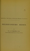 view Religio-psycho medici. Part 2 / by W.A.F. Browne.