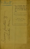 view A case of intra-cranial injury with extensive destruction of brain substance about the rolandic area and loss of the so-called muscular sense / under care of J. Cooke ; report with observations and comments by G.L. Laycock.