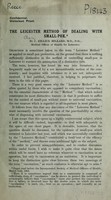 view The Leicester method of dealing with small-pox / by C. Killick Millard.