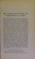 view The working man's house : its possibilities as a home / by W. Leslie Mackenzie.