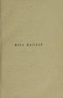 view Mona Maclean, medical student / a novel by Graham Travers (Margaret Todd).