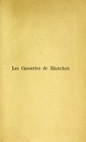 view Les causeries de Bianchon / préf. d'Henri Lavedan.