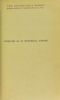 view Folklore as an historical science / With 28 illus.