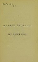 view Merrie England in the olden time / by George Daniel.