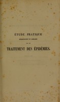 view Etúde pratique : rétrospective et comparée sur le traitement des épidémies au xviiie siècle. Appréciation des travaux et éloge de Lépecq de la Cloture, médecin épidémiographe de la Normandie / [Maximillien Isidore Amand Simon].