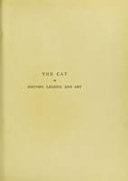 view The cat in history, legend, and art / written and illustrated by Anne Marks.