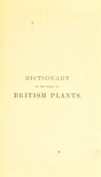 view Dictionary of the names of British plants : intended for the use of amateurs and beginners, as a help to the knowledge of the meaning and pronunciation of the scientific names of British wild flowers / by Henry Purefoy Fitzgerald.