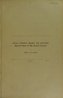 view Social condition, beliefs, and linguistic relationship of the Tlingit Indians / by John R. Swanton.