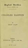 view Charles Darwin / by Grant Allen.