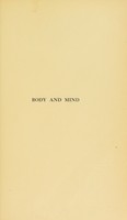 view Body and mind : a history and a defense of animism / by William McDougall.