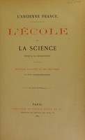 view L'École et la science jusqu'à la renaissance.