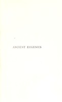 view Ancient eugenics : the Arnold Prize essay for 1913 / by Allen G. Roper.