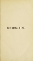 view Moeurs médicales de l'Inde et leurs rapports avec la médecine européenne.