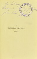 view The advancement of science by experimental research : the Harveian oration, delivered at the Royal College of Physicians, June 27th, 1883 / by S.O. Habershon.