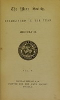 view Vestigia insulae manniae antiquiora, or, A dissertation on the armorial bearings of the Isle of Man : the regalities and prerogatives of its ancient kings, and the original usages, customs, privileges, laws, and constitutional government of the Manx people / by H.R. Oswald.