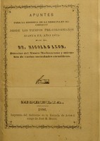 view Apuntes para la historia de la medicina en Michoacan / por Nicolás León.