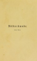 view Völkerkunde / Von prof. dr. Friedrich Ratzel.