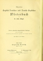 view A universal English-German and German-English dictionary / by Felix Flügel.