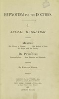 view Hypnotism and the doctors / [Richard Harte].