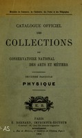 view Catalogue officiel des collections.