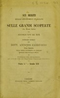 view Sui meriti degli anatomici italiani e sulle grandi scoperte da essi fatte dal secolo XVI al XIX. Parte 1, Secolo XVI / [Antonio Carruccio].