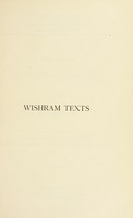 view Wishram texts / by Edward Sapir ; together with Wasco tales and myths, collected by Jeremiah Curtin and edited by Edward Sapir.