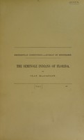 view The Seminole Indians of Florida / by Clay MacCauley.