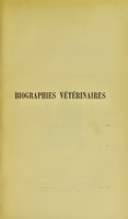 view Biographies vétérinaires / L.G. Neumann.