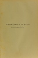 view Descubrimiento de la Oceanía por los Españoles / conferencia de d. Ricardo Beltrán y Rózpide pronunciada el dia 10 de marzo de 1892, pronunciada el día 10 de Marzo de 1892.