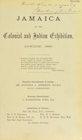 view Jamaica at the Colonial and Indian Exhibition, London, 1886.