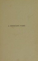 view A physician's poems : patriotic, pastoral, pungent / by Robert Bell.