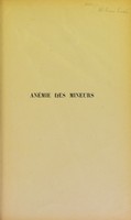 view Anémie des mineurs : étiologie, séméiologie, prophylaxie, organisation médicale / E. Francois.