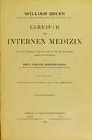 view Lehrbuch der internen Medizin / Osler ; aus dem englischen übersetzt und für deutsche Verhältnisse ergänzt und bearbeitet von Edmund Hoke.