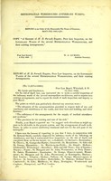 view Metropolitan workhouses (infirmary wards). Copy of report of  H. B. Farnall, esquire, Poor Law inspector, on the infirmary wards of the severall metropolitan workhouses, and their existing arrangements / (Mr. Childers).