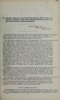 view Dr. Blaxall's report to the local government board upon the sanitary condition of the urban sanitary district of Newtown and Llanllwchaiarn, Montgormeryshire.