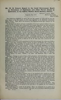 view Mr. W. H. Power's report to the local government board on prevalence of diphtheria and other throat illness at Radwinter, in the Saffron Walden Rural Sanitary District.