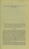 view List of entozoa, including pentastomes, from animals dying at the Society's menagerie, between the years 1857-60 inclusive, with descriptions of several new species / by T. Spencer Cobbold, M.D.