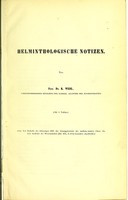 view Helminthologische Notizen / von Prof. Dr. K. Wedl.