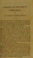 view [Directions for treatment of cholera].