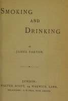 view Smoking and drinking / by James Parton.