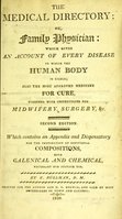 view The medical directory, or, family physician ... Which contains an appendix and dispensatory.