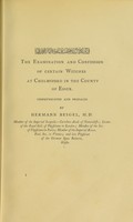 view The examination and confession of certain witches at Chelmsford / communicated and prefaced by Hermann Beigel, M.D.