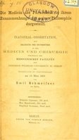 view Die Medicin des Paracelsus in ihrem Zusammenhange mit seiner Philosophie dargestellt : Inaugural-Dissertation.