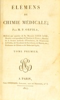 view Élémens de chimie médicale / par M.P. Orfila.